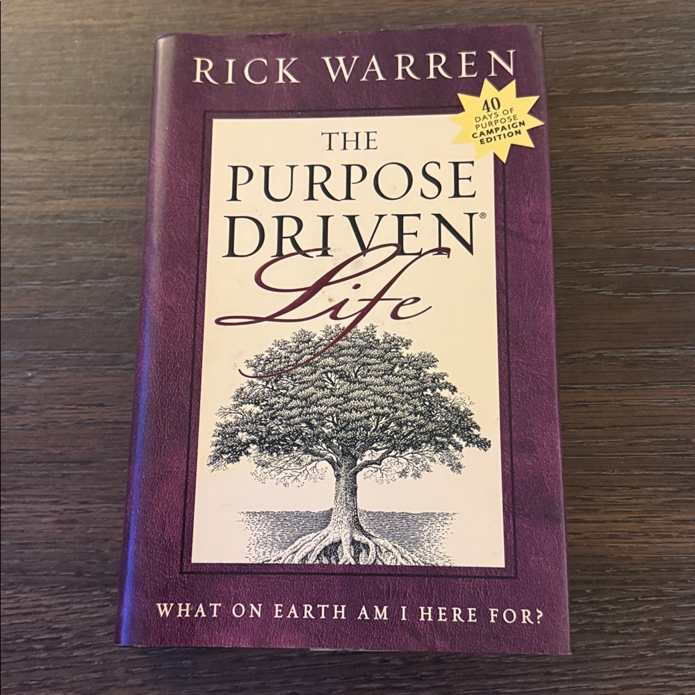 The Purpose Driven Life Book by Rick Warren